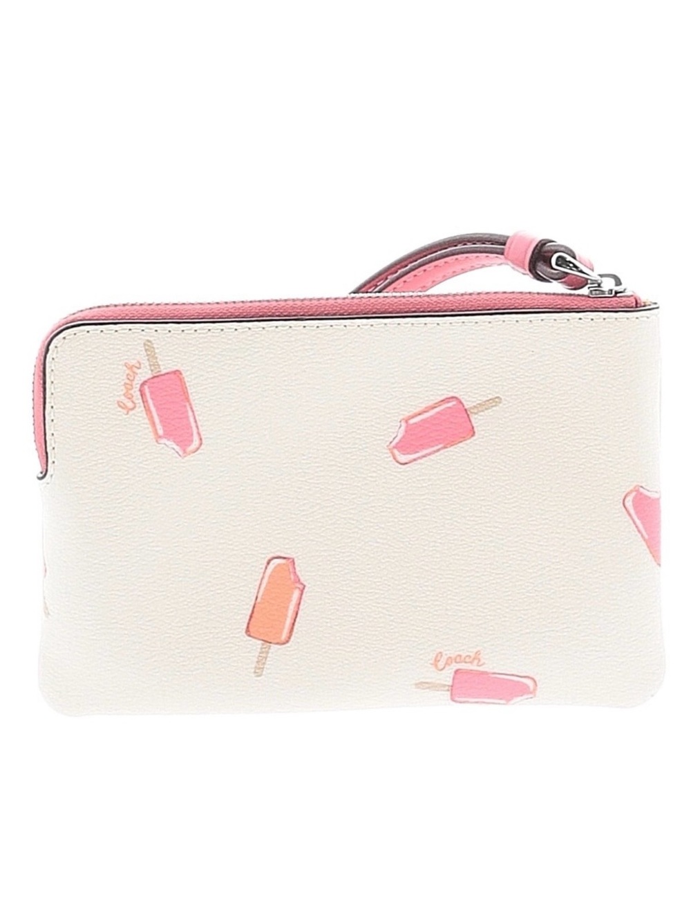 COACH Popsicle print corner zip wristlet wallet - Picture 2 of 4